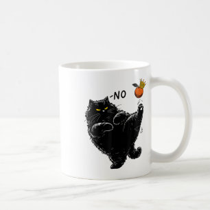 No Kings In America Black Cat  Coffee Mug
