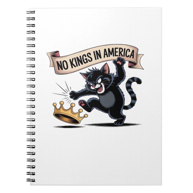 No Kings In America Classic Creative Style Notebook (Front)