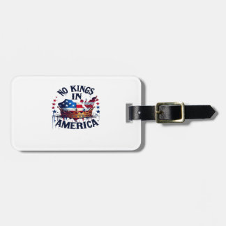 No Kings In America Classic Retro Cool Luggage Tag