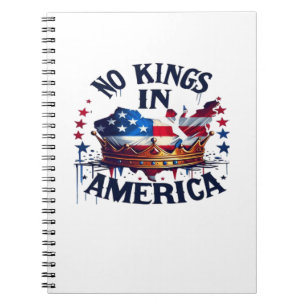 No Kings In America Classic Retro Cool Notebook