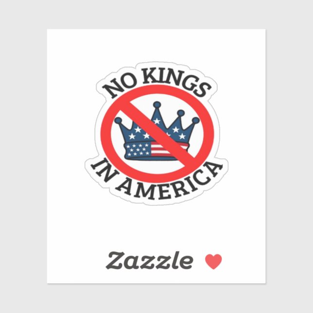 No Kings In America Classic Vintage Graphic (Sheet)