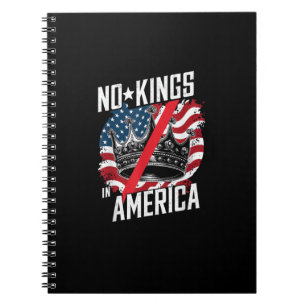 No Kings In America Court Ruling Protest Save Notebook