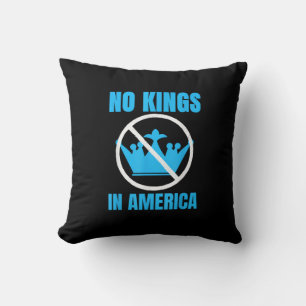 No Kings In America Court Ruling Saying Throw Pillow