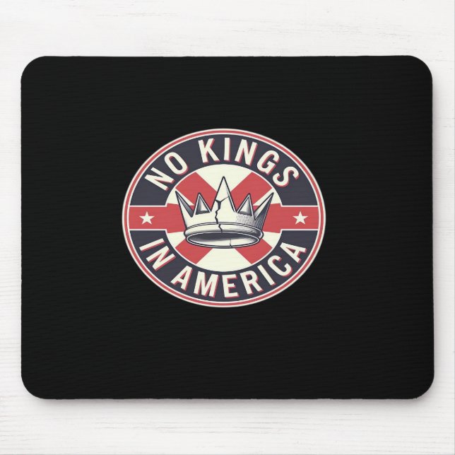 No Kings In America Creative Style Mouse Pad (Front)