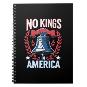 No Kings In America Design Classic Artistic Graphi Notebook