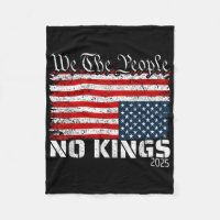 No Kings In America Distress Flag Upside Down We T