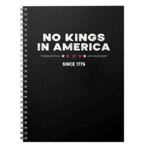 No Kings In America Doge Classic Trendy Graphic Notebook