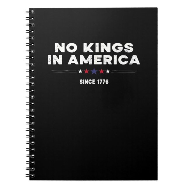 No Kings In America Doge Classic Trendy Graphic Notebook (Front)