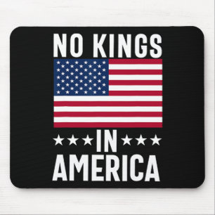 No Kings In America Flag Protest Save Democracy 18 Mouse Pad