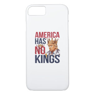 No Kings In America Funny America Has No King Poli Case-Mate iPhone Case