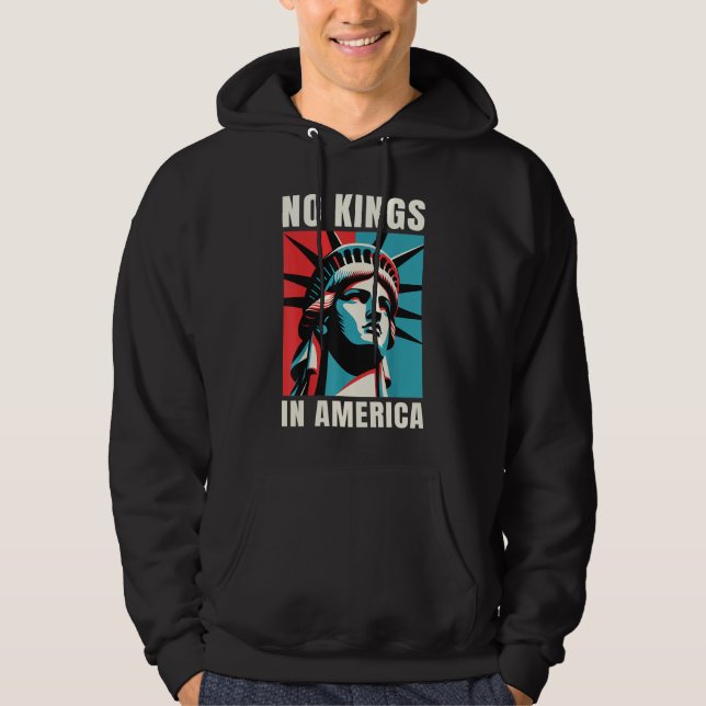 No Kings in America Hoodie (Front)