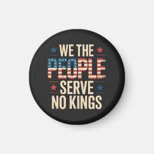 No Kings in America Magnet