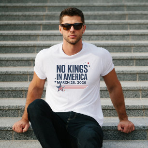 No Kings in America March 28 2026 T-Shirt