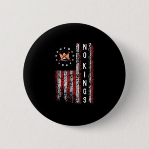 No Kings In America Minimal Clean 2 Inch Round Button