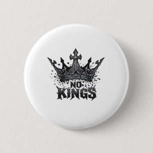 No Kings In America Minimal Clean 2 Inch Round Button