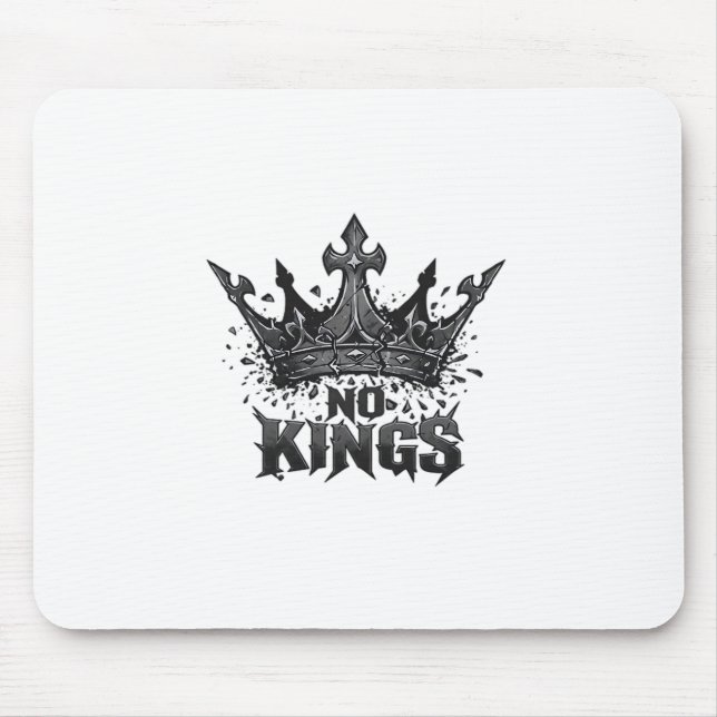 No Kings In America Minimal Clean Mouse Pad (Front)