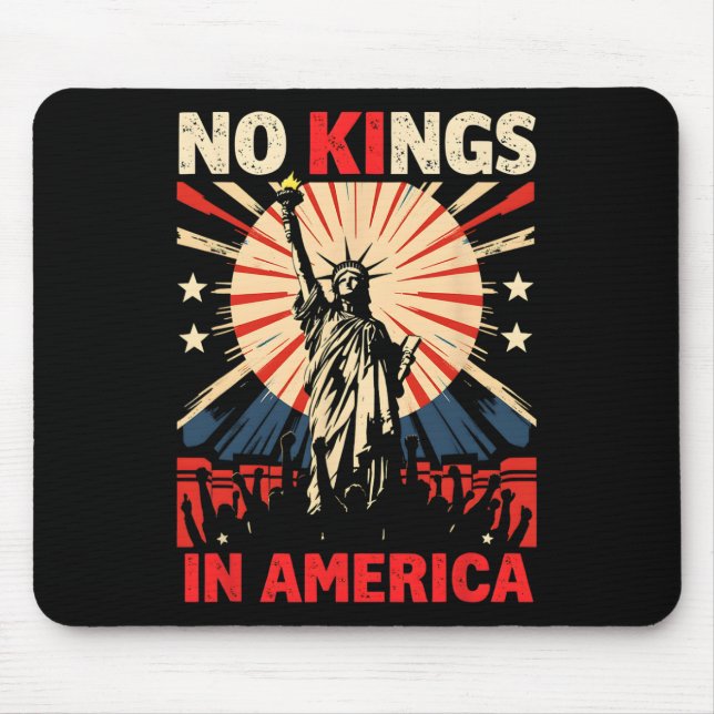 No Kings In America  Mouse Pad (Front)