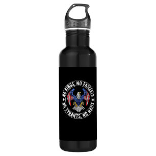 No Kings In America No Fascists We The People Poli 710 Ml Water Bottle