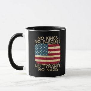 No Kings In America No Fascists We The People Poli Mug