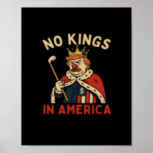 No Kings In America No Kings Day Vintage Classic S Poster