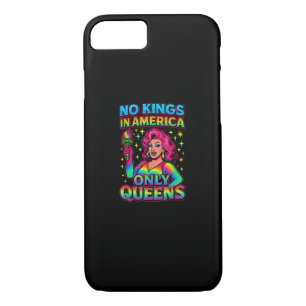 No Kings In America Only Queens Funny Queer Gay Pr Case-Mate iPhone Case