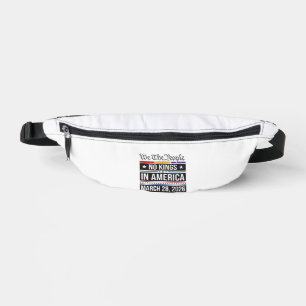 No Kings in America Patriotic Protest Shirt_1 Fanny Pack