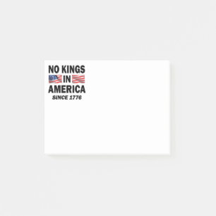 No Kings in America Post-it Notes