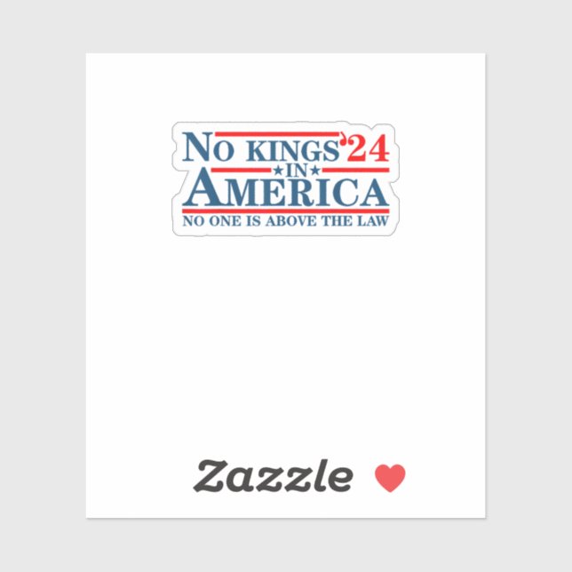 No Kings In America Retro Classic (Sheet)