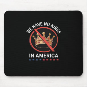 No Kings In America Retro Classic Mouse Pad
