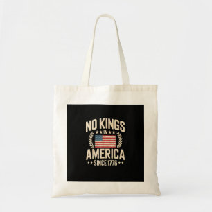 No Kings In America Since 1776 Casual Cool Design Tote Bag