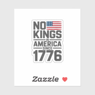 No Kings In America Since 1776 Creative Design