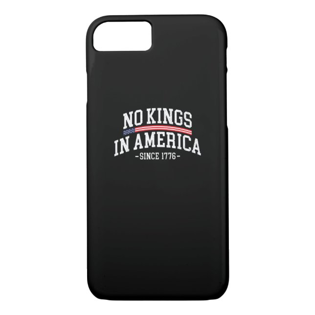 No Kings In America Since 1776 Freedom Spirit Look Case-Mate iPhone Case (Back)
