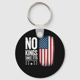 No Kings In America Since 1776 Freedom Spirit Look Keychain