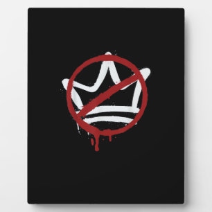 No Kings In America Since 1776 Minimal Clean Plaque