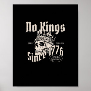 No Kings In America Since 1776 Patriotic Creative Poster