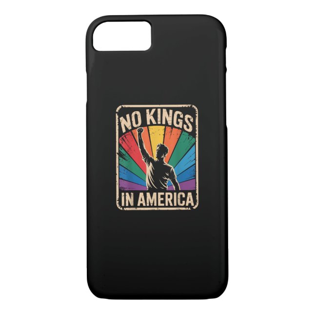 No Kings In America Since 1776 Patriotic Style Case-Mate iPhone Case (Back)