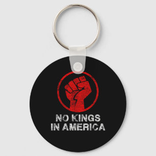 No Kings In America Since 1776 Resist 8647 US Flag Keychain