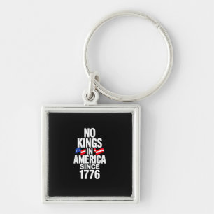 No Kings In America Since 1776 Simple Classic Keychain