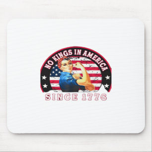 No Kings In America Since 1776 USA Flag Save Esse Mouse Pad