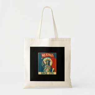 No Kings In America Since 1776 Vintage Cool Style Tote Bag