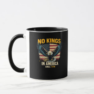No Kings In America Since 1776 Vintage Graphic Mug