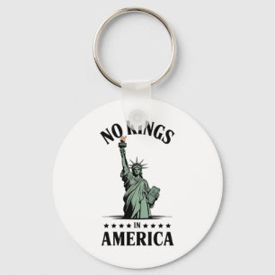 No Kings In America Statue Of Liberty Keychain
