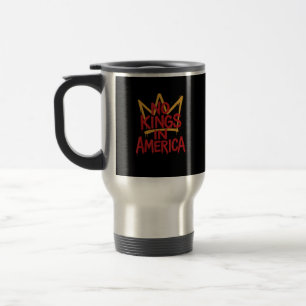 No Kings In America Street Art Political Creative Travel Mug