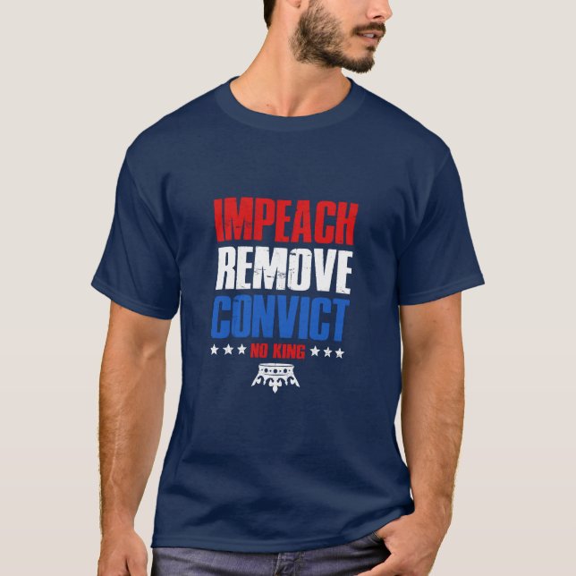No Kings in America  T-Shirt (Front)
