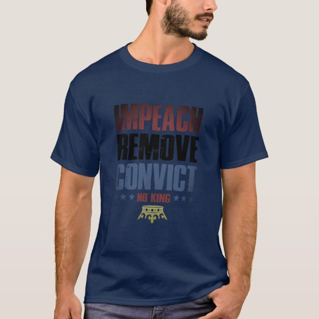 No Kings in America  T-Shirt (Front)