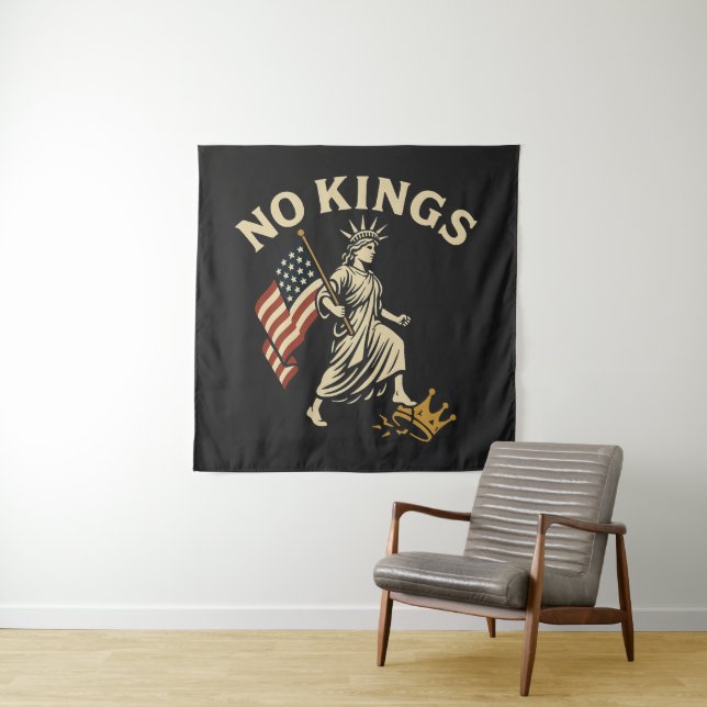 No Kings In America Tapestry (In Situ)