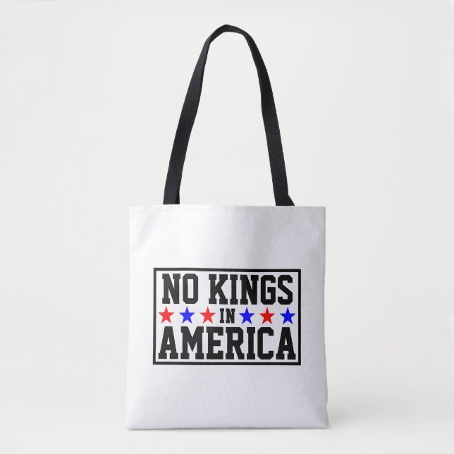 No Kings in America Tote Bag (Front)