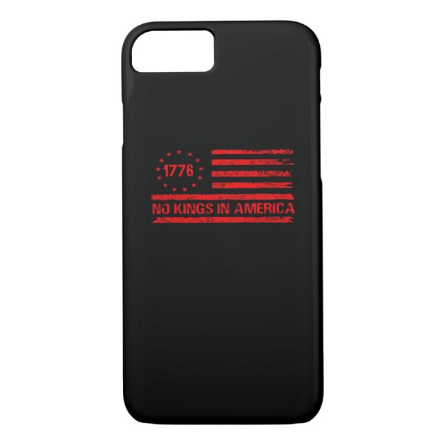 No Kings In America United States Independence Cla Case-Mate iPhone Case (Back)