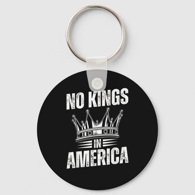 No Kings In America United States Independence Vin Keychain (Front)