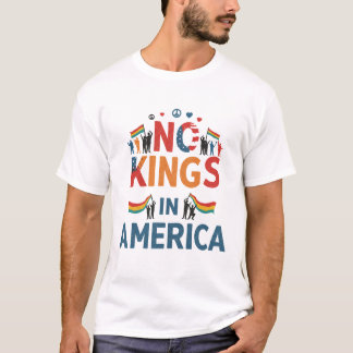 No Kings in America - Unity & Freedom Tee